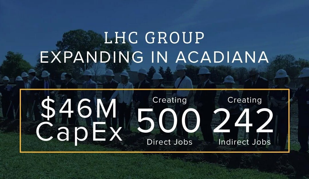 Gov. Edwards and LHC Group Break Ground on 500-Job Expansion of Lafayette Office